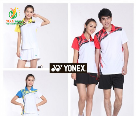 Quần áo cầu lông Yonex trắng 2013