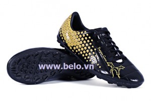 Giày bóng đá Coavu Dragon,da tổng hợp đen BLGB0001