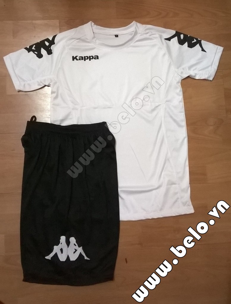 Áo bóng đá Kappa giá rẻ Simple 2015 màu trắng