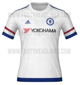 áo bóng đá Chelsea 2015-2016 sân khách