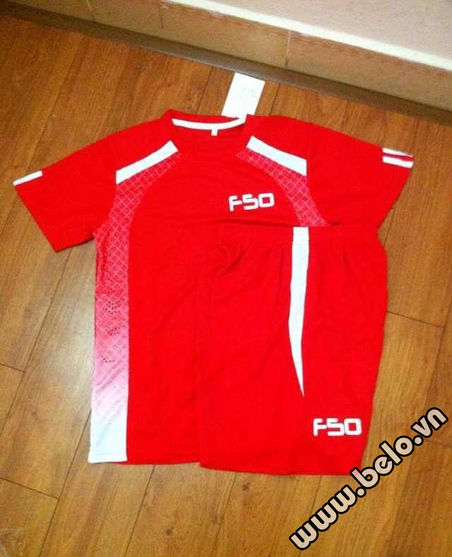 Áo bóng đá không logo F50 cao cấp màu đỏ AKLG2016-22