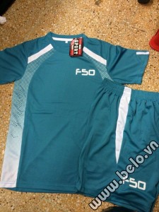 Áo bóng đá không logo F50 cao cấp màu xanh AKLG2016-20