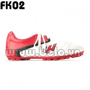 Giày bóng đá Prowin mã FK02 màu đỏ trắng của trẻ em