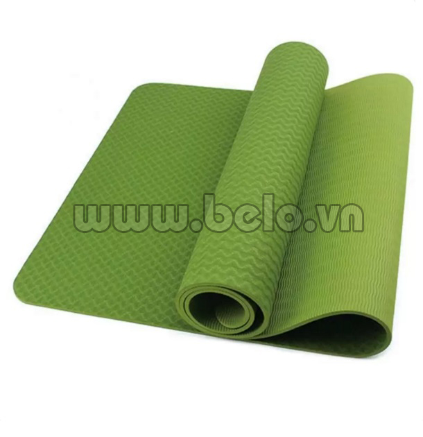 Thảm tập Yoga TY003 1 lớp màu xanh lá chính hãng