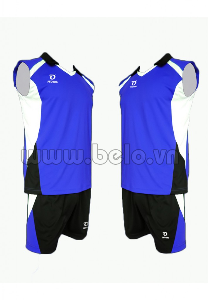 Áo bóng chuyền màu xanh dương mã CSN011