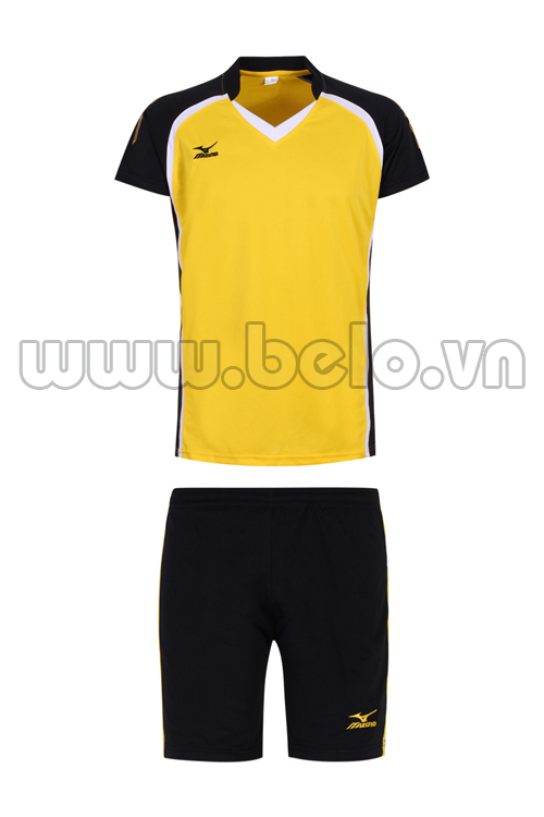 Áo bóng chuyền nam Mizuno màu vàng