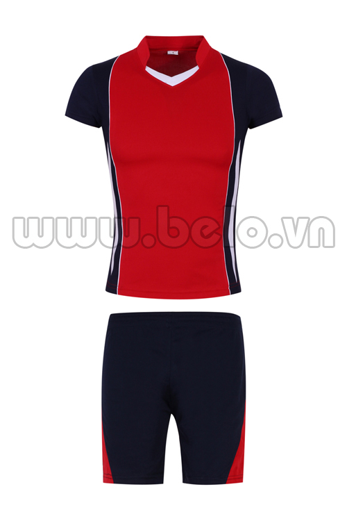 Áo bóng chuyền nữ màu đỏ mã MG04