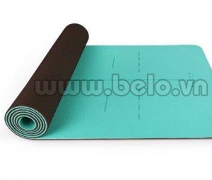 Thảm tập Yoga Hatha chính hãng cao cấp màu xanh ngọc