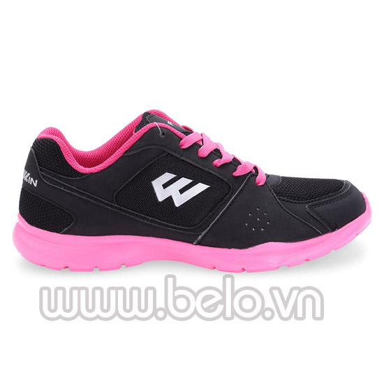 Giày chạy bộ Prowin nữ Running 08 đen hồng đào