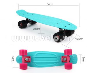 Ván trượt Skateboard Plastic ABS nhập khẩu cao cấp xanh ngọc