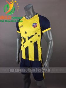 Áo bóng đá CLB Alectico 2017-2018 màu vàng