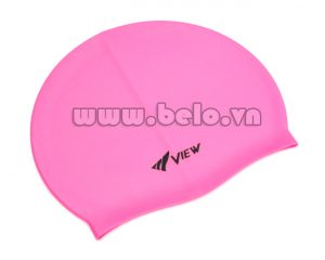 Mũ bơi chính hãng view màu hồng MB08