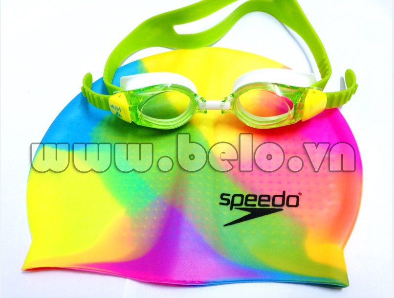 Mũ bơi chính hãng speedo màu sắc màu MB16