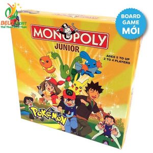 Đồ chơi Board game BG1026 Monopoly Junior Pokemon – Cờ Tỷ Phú Pokemon