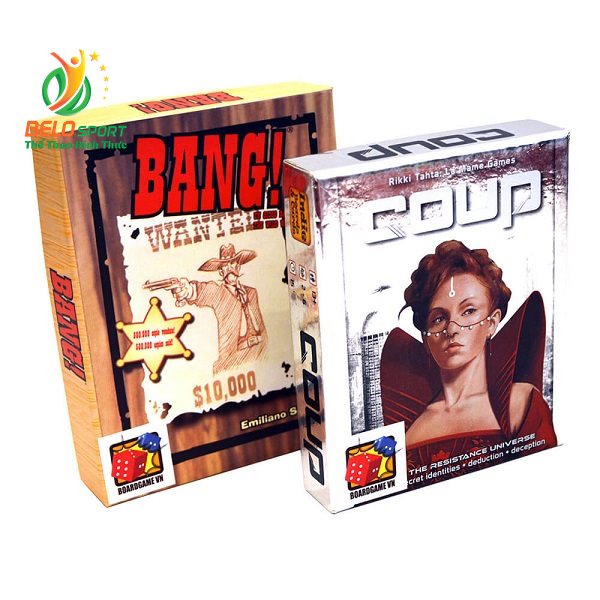 Board Game CBBG13 Combo BANG! & Coup Giá rẻ tại Belo Sport