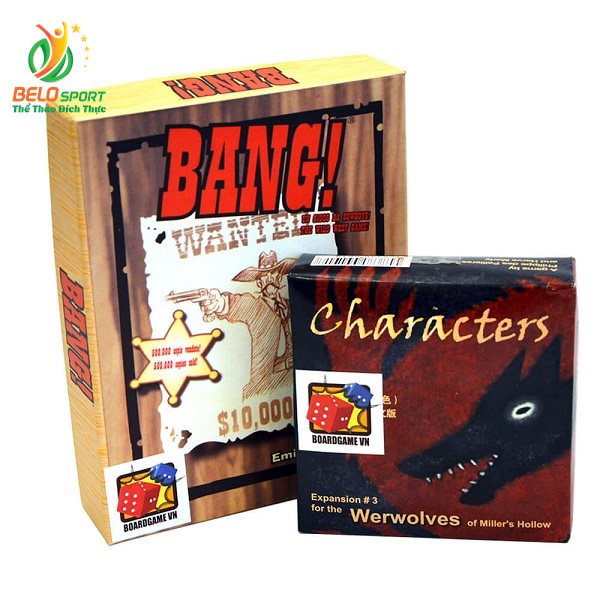 Board Game CBBG15 Combo BANG! & Ma sói characters Giá rẻ tại Belo Sport