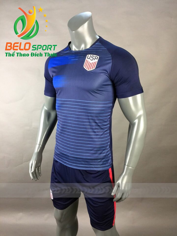 Áo bóng đá đội tuyển Mỹ world cup 2018 màu xanh đen