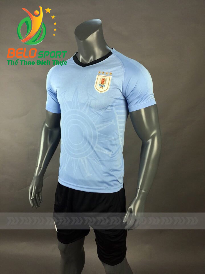 Áo bóng đá đội tuyển Uruguay world cup 2018 màu xanh