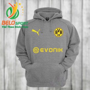 Áo khoác bóng đá Dortmund 2018 màu xám