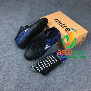Giày đá bóng động lực MITRE chính hãng 170501 màu đen pha xanh