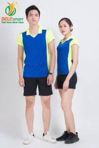 Áo bóng chuyền nam nữ donex 2018 chính hãng mã Belo-127-2018 xanh biển