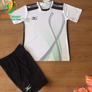 Áo bóng chuyền Mizuno 2018-099 màu trắng nam nữ