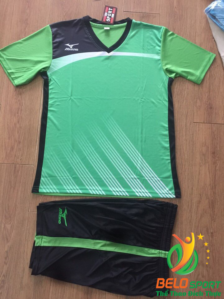 Áo bóng chuyền Mizuno 2018-088 màu xanh lá cây nam nữ