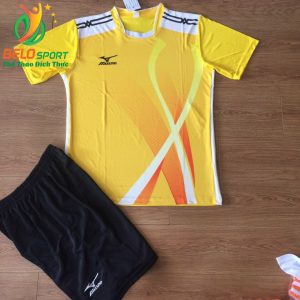 Áo bóng chuyền Mizuno 2018-099 màu vàng nam nữ