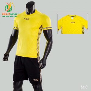 Áo bóng đá không logo Belo D-024 màu vàng