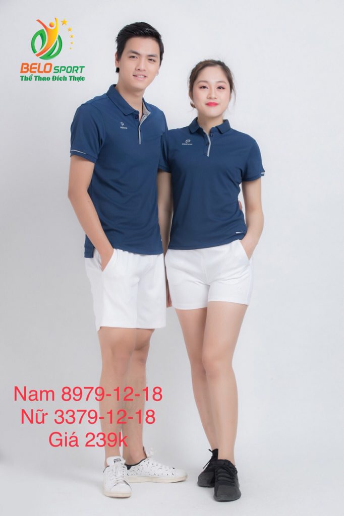 Áo cầu lông nam nữ Donex pro mã 79-12-18 chính hãng màu xanh tím than