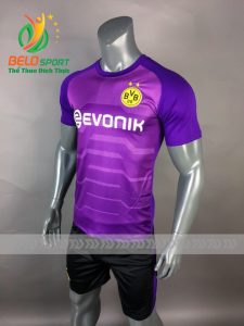 Áo Bóng đá CLB Dortmund mè thái cao cấp 2018-2019 màu tím