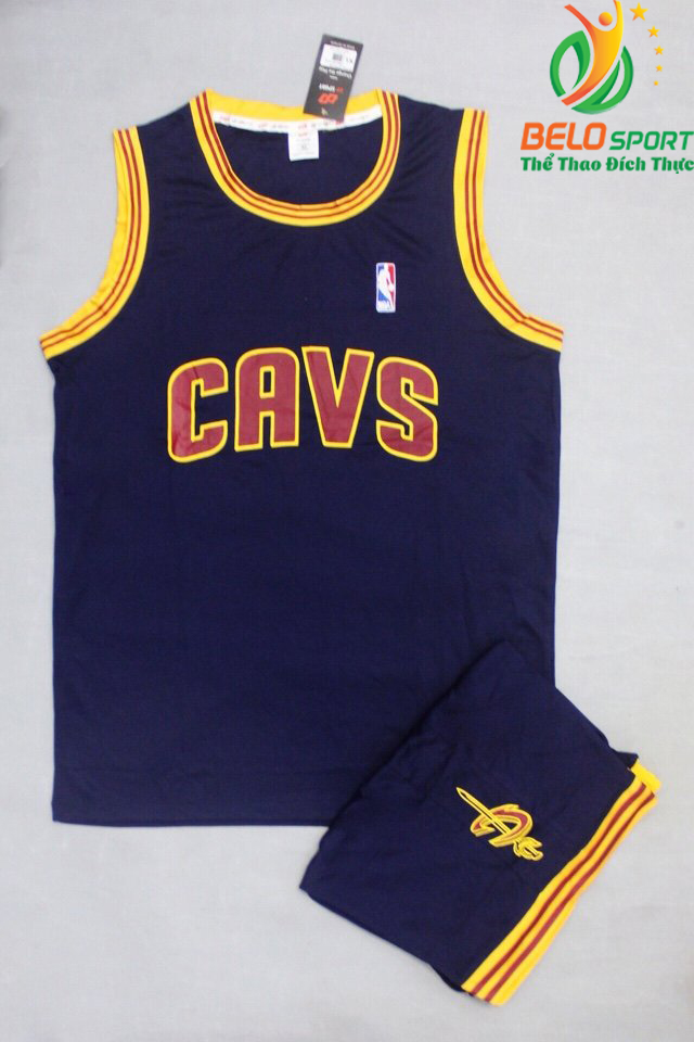 Bộ quần áo bóng rổ Cavs màu tím than giá rẻ