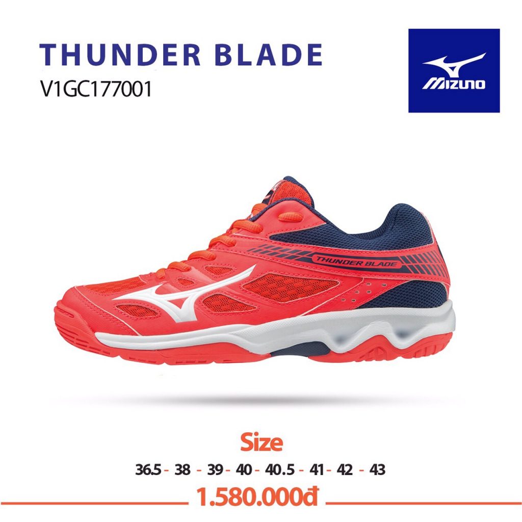 Giày bóng chuyền Mizuno Thunder Blade V1GA177001 chính hãng