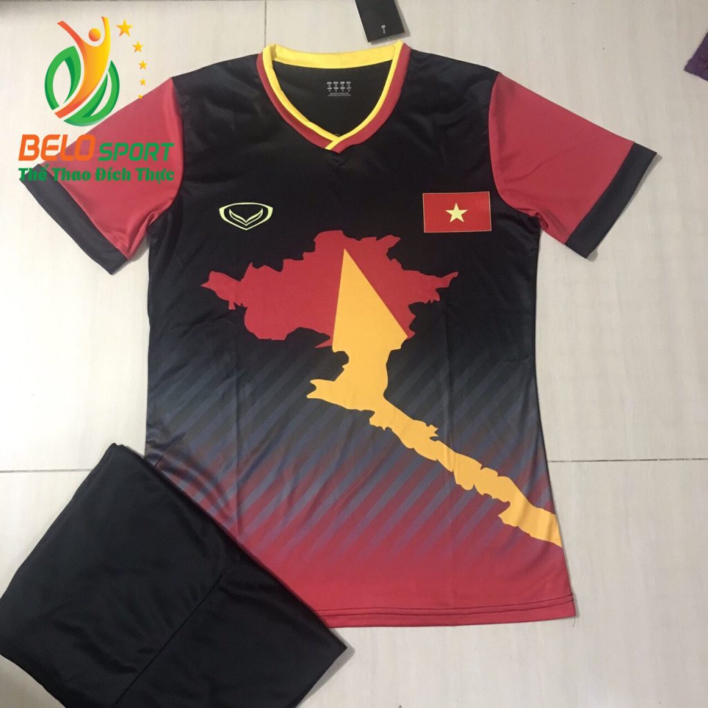 Áo Bóng đá đội tuyển Việt Nam độc quyền 2019 màu đen