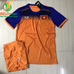 Áo bóng đá đội Tuyển Việt Nam 2019 đôc quyền thiết kế màu cam