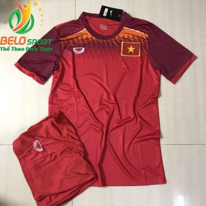 Áo bóng đá đội Tuyển Việt Nam 2019 độc quyền thiết kế màu đỏ