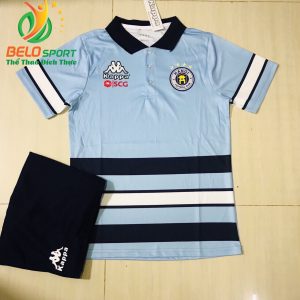 Áo bóng đá di chuyển CLB Hà Nội T&T 2019-2020 màu xanh ngọc