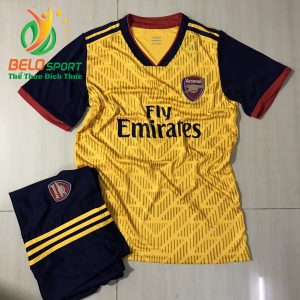 Áo Bóng đá CLB Arsenal màu vàng thiết kế độc quyền