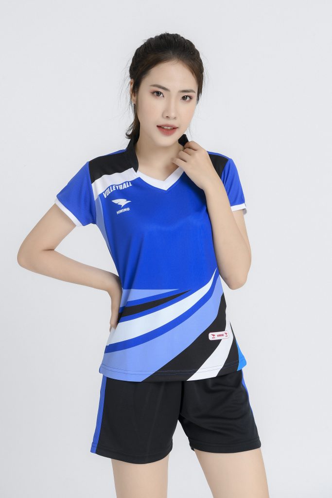 Áo bóng chuyền nữ Hiwing chính hãng mã H2 màu xanh bích