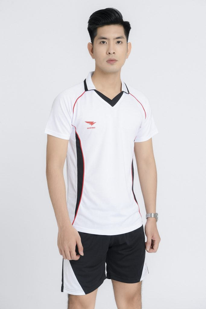 Áo bóng chuyền nam chính hãng Hiwing mã H1 màu trắng