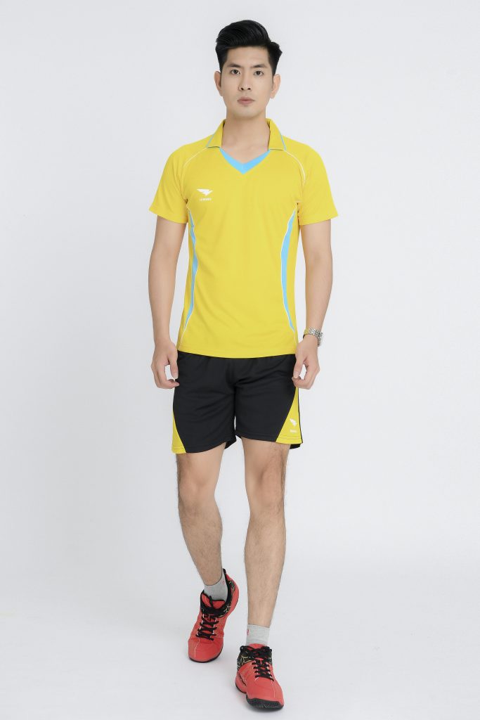 Áo bóng chuyền nam chính hãng Hiwing mã H1 màu vàng