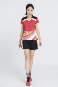 Áo bóng chuyền nữ Hiwing chính hãng mã H2 màu đỏ