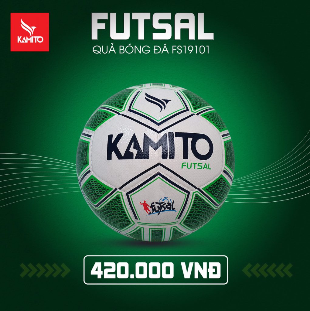 Quả bóng đá Kamito Futsal chính hãng 2019