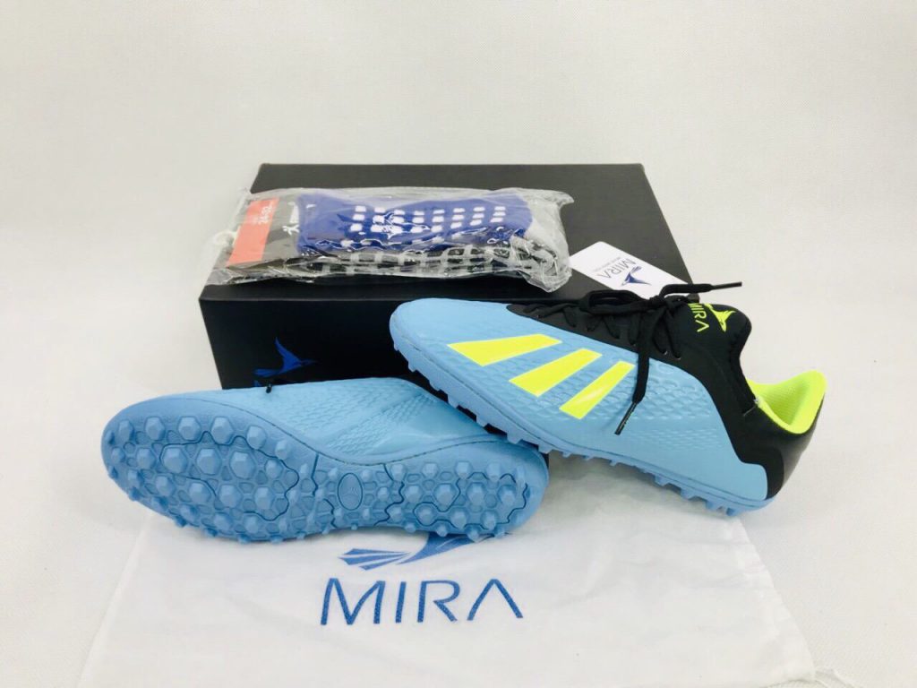 Giày bóng đá Mira chính hãng màu xanh dương