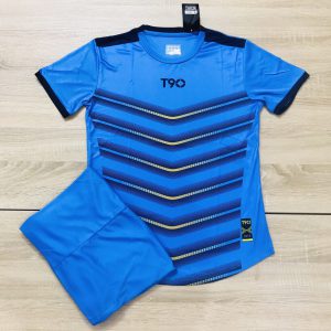 Áo bóng đá không logo T90 AKG 20204 màu xanh ngọc