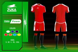 Áo bóng đá Zuka 1 màu đỏ chính hãng độc quyền phân phối Belo