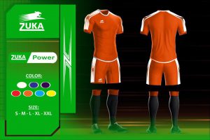 Áo bóng đá Zuka 1 màu cam chính hãng độc quyền phân phối Belo