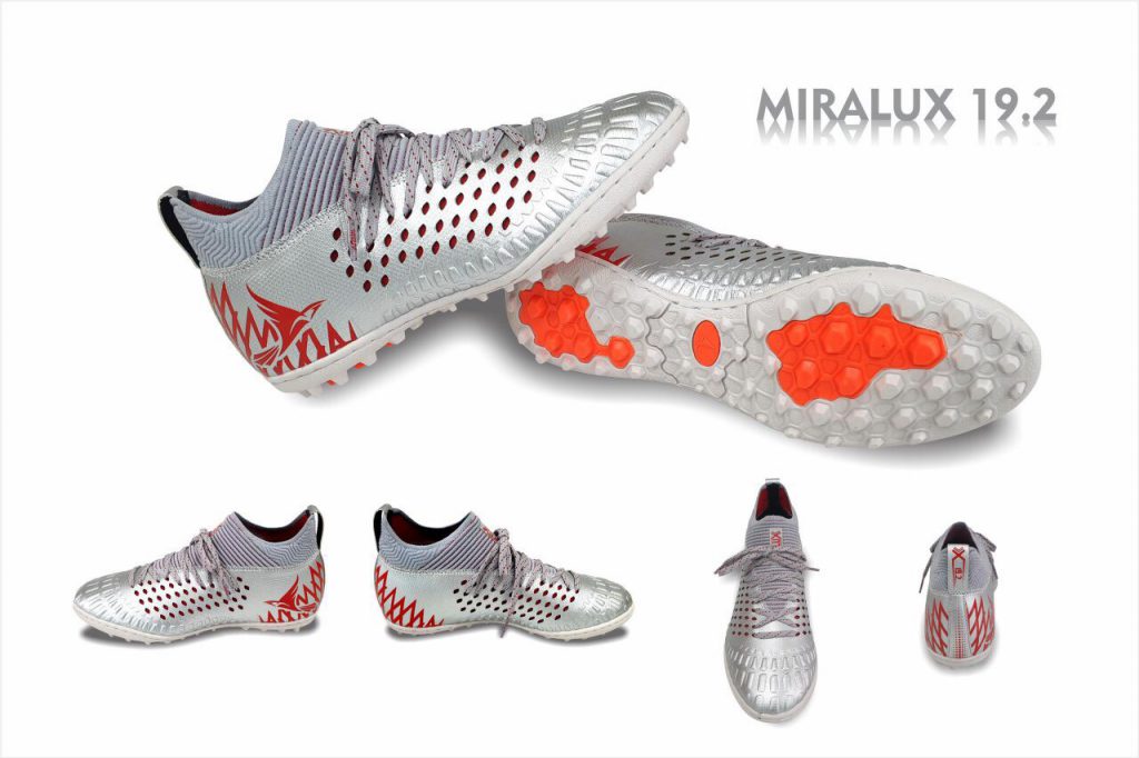 Giày bóng đá Mira Lux 19.2 chính hãng màu trắng