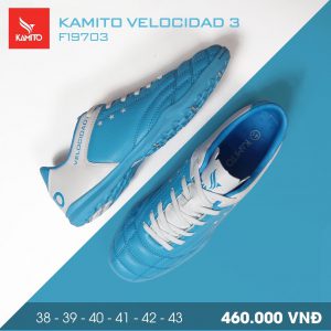 Giày bóng đá Kamito velocidad 3 màu xanh dương chính hãng