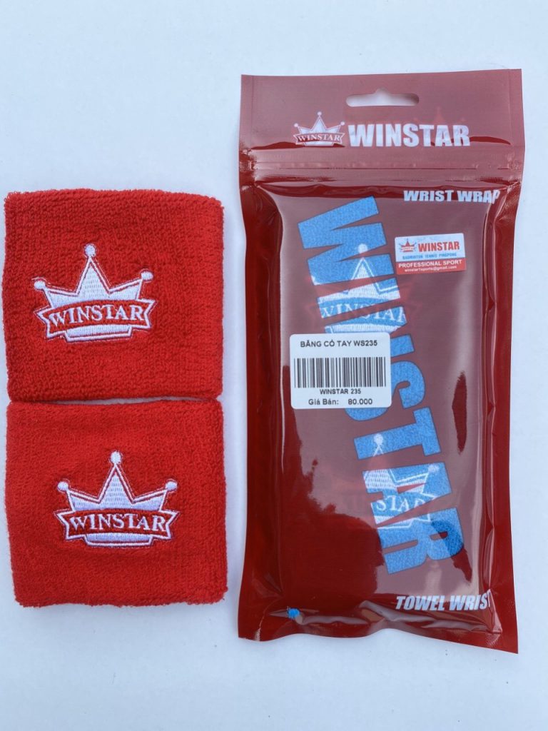 Băng cổ tay Winstar Ws235 màu đỏ chính hãng
